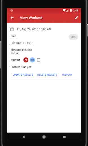 Workout Tracker - WOD Logging for Fitness Training 2