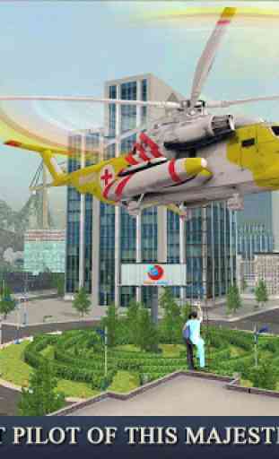 Ambulancia y helicóptero Hero 4