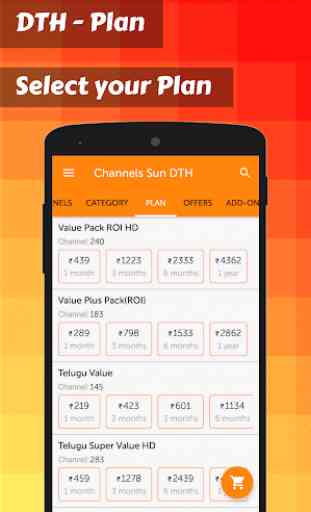 App for Sun Direct TV Channels List & Sun TV Guide 3