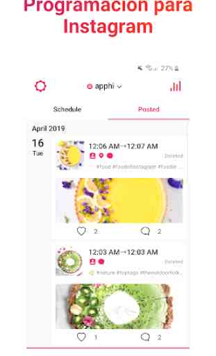 Apphi: Programa Publicaciones para Instagram 1