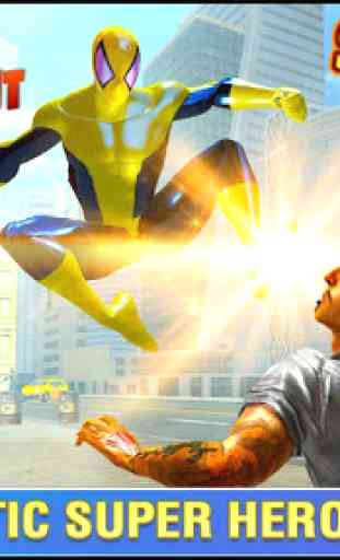 araña héroe poderoso luchando - superhéroe hombre 3