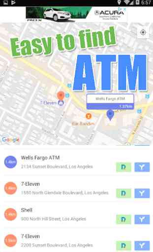 ATM - Mapas cerca del cajero automático 1