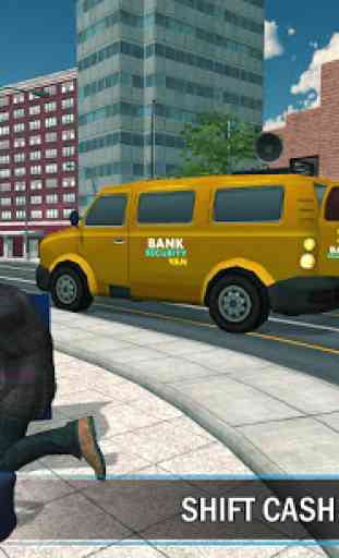 Bank Cash Security Van Sim: Juegos de ATM Cash Tra 1