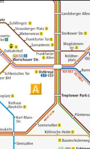 Berlin Metro Map 3