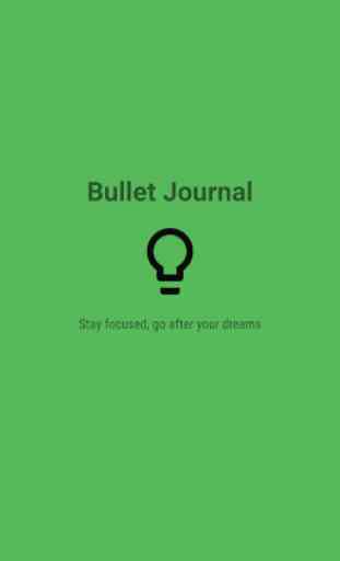 Bullet Journal | Habit tracker | To Do List 1