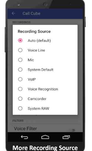 Call Cube : a automatic Call Recorder 4
