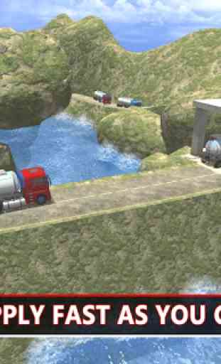 Camión de camiones cisterna de petróleo: Hill 2