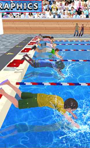 Campeonato de natación acuática para niños 2