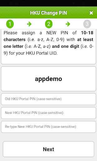 Change HKU Portal PIN 2