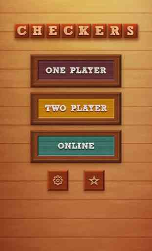 Checkers Classic Free Online: Multiplayer 2 Player 1