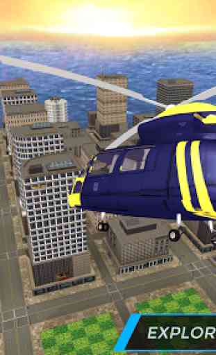City Police Helicopter Games: Misiones de rescate 1