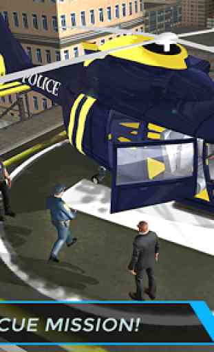 City Police Helicopter Games: Misiones de rescate 4