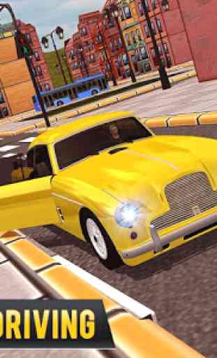 City Taxi Driving Simulator: Yellow Cab Parking 3