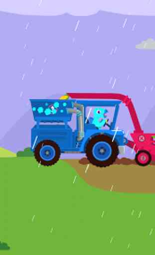 Dinosaur Farm - Tractor simulator games for kids 3