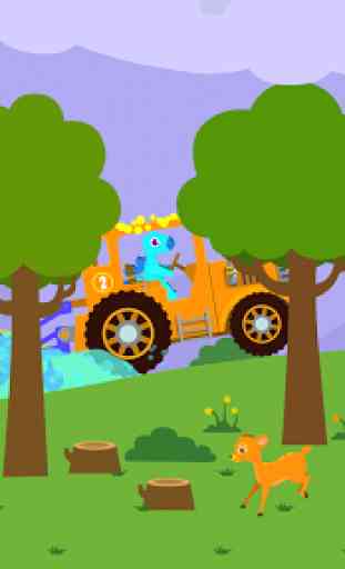 Dinosaur Farm - Tractor simulator games for kids 4