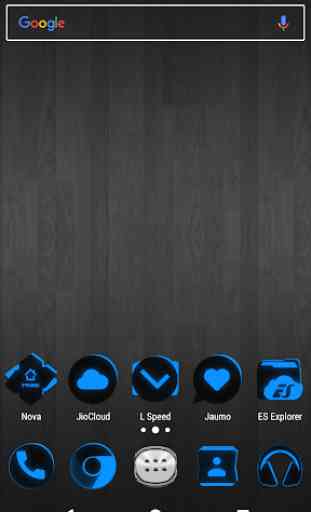 Flat Black and Blue Icon Pack ✨Free✨ 1