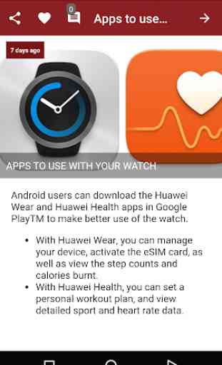 Guide For Huawei Sport Watch 4
