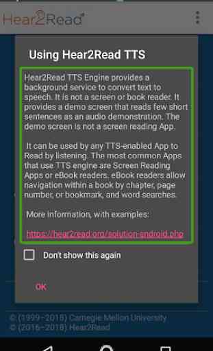 Hear2Read Indic Text To Speech (TTS) Engine 3
