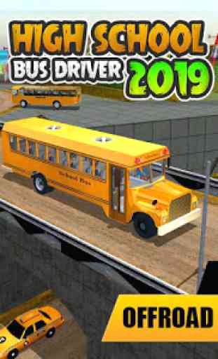 High School Bus Driver 2019: Juego de niños gratis 1