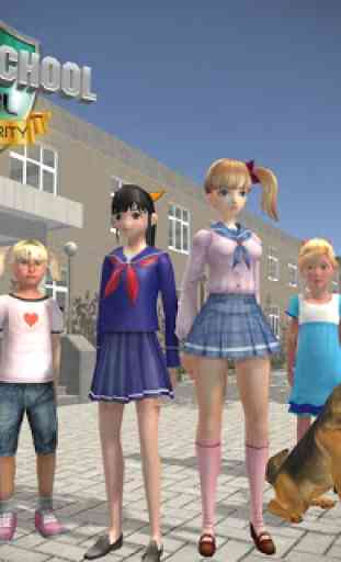 High School Security Anti-bully Girl Simulator 3