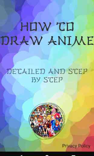 How to draw anime step by step 1