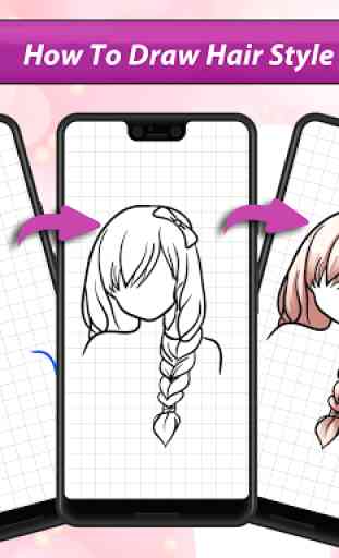 How To Draw Hair Style 2