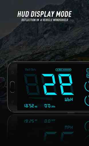 HUD Speedometer to Monitor Speed and Mileage 3
