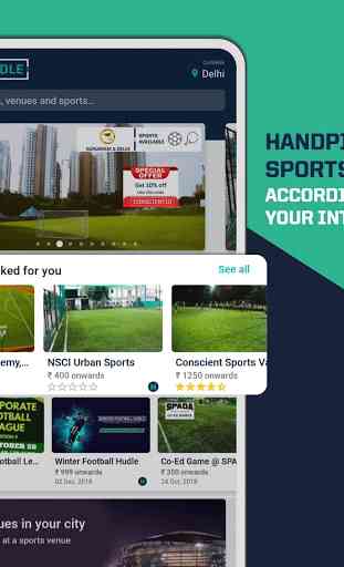Hudle - Book Sports Venues and Sports Events 1