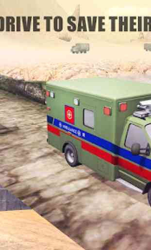 Juego del rescate de la ambulancia del ejército 3