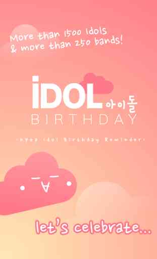 Kpop Idol Recordatorio Cumpleaños 1