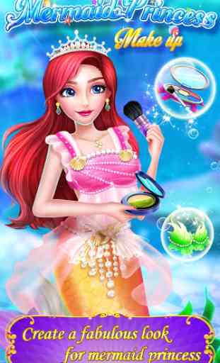 La Princesa Sirena Maquillaje 3