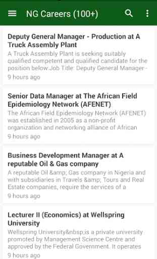 Latest Jobs in Nigeria 2