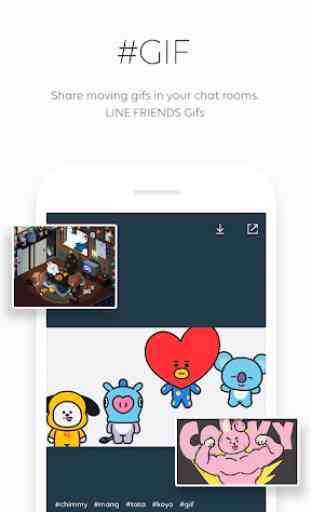 LINE FRIENDS - characters / backgrounds / GIFs 3