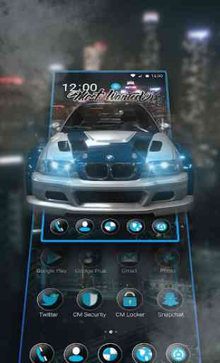 M3 GTR Drift Car 3D Launcher Screen 3