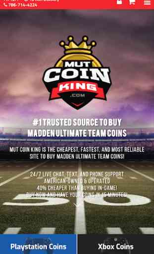Mut Coin King - Madden Ultimate Team 2