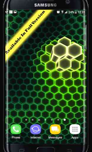 Neon Cells Particles 3D Live Wallpaper 4