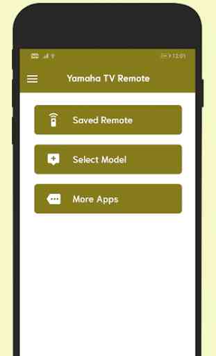 Remote For Yamaha TV 2