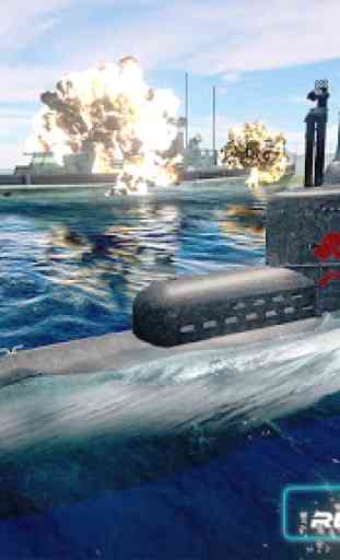 ruso submarino - marina batalla crucero combate 1