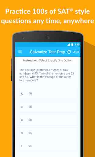 SAT® Prep: Practice Questions by Galvanize 3