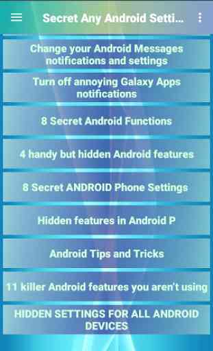 Secret Any Android Settings 2