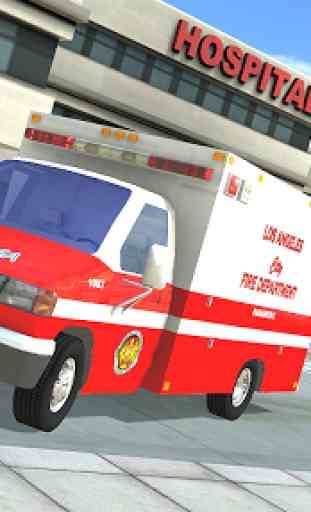 Simulador de ambulancia: ¡Car Driving Doctor 1