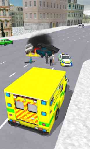 Simulador de ambulancia: ¡Car Driving Doctor 2