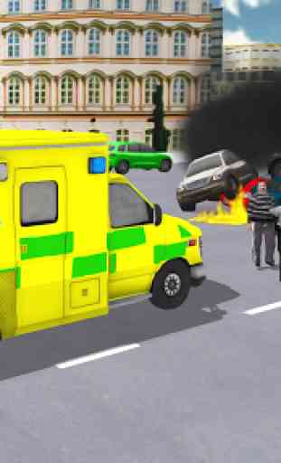 Simulador de ambulancia: ¡Car Driving Doctor 3