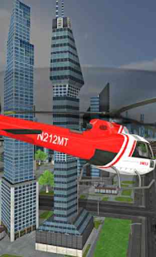 Simulador de rescate de helicóptero volando 2