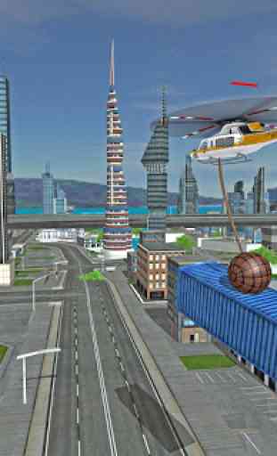 Simulador de rescate de helicóptero volando 3
