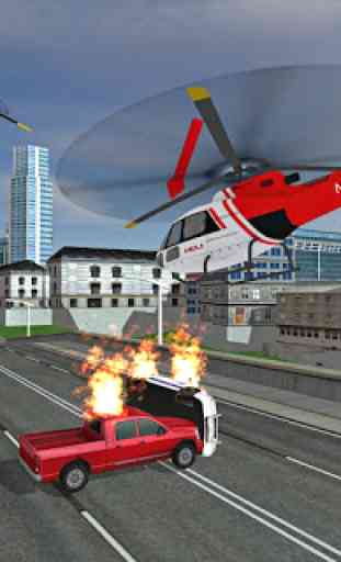 Simulador de rescate de helicóptero volando 4