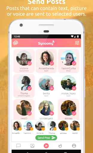 Synoomy: Meet people via posts, Chat, Find friends 2