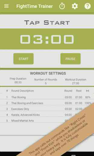 Talking MMA Workout System/FightTime Trainer/Timer 2