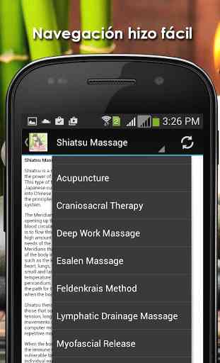 Terapia de masaje App Estudio 3