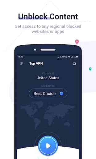 Top VPN: ILIMITADO, GRATIS y SEGURO para Android 1